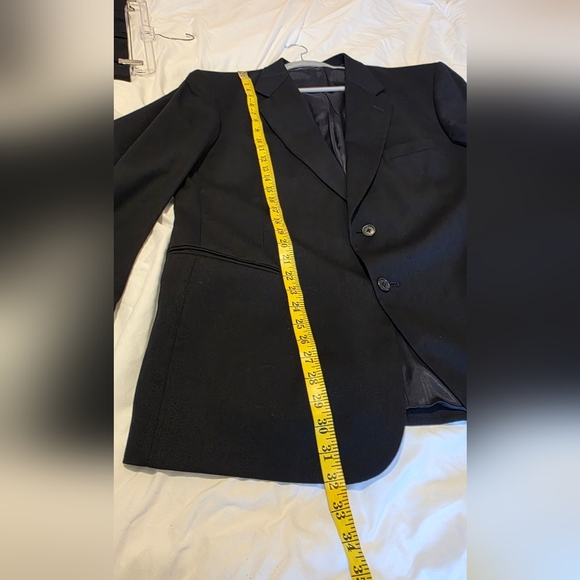 Stafford Blazer Athletic Fit Mens 46R Travel Pant 36Wx28L Blue Wool Interview - Picture 11 of 12